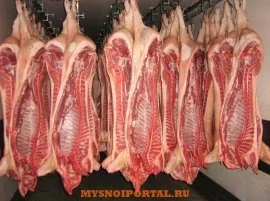 Свинина 2 категории оптом от 20 тонн (курск)