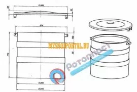 Кожух газгольдера из пластика, Мытищи