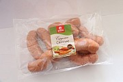 Сардельки «свиные» н/об. в газ. упак. (ср.вес 1 кг) Великий Новгород