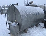 Танк-охладитель, объем 6, 5 куб.м., горизонтальный, с мешалкой доставка из г.Москва