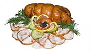 Рулет из мяса цыпленка-бройлера копчено-вареный "Деликатесный" Чайковский