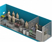 Мобильный икорный цех на базе контейнера доставка из г.Владивосток